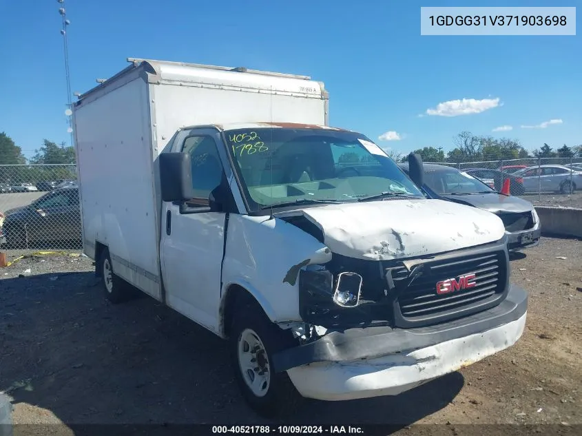 2007 GMC Savana Cutaway Work Van VIN: 1GDGG31V371903698 Lot: 40521788