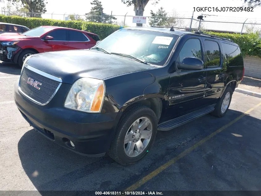 1GKFC16J07R209482 2007 GMC Yukon Xl 1500 Slt