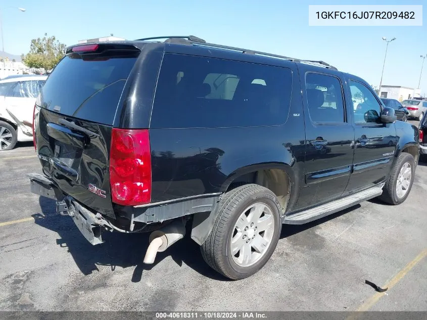 1GKFC16J07R209482 2007 GMC Yukon Xl 1500 Slt