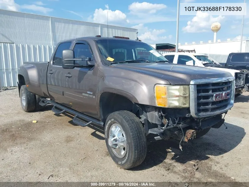 2008 GMC Sierra 3500Hd Sle2 VIN: 1GTJK33688F178330 Lot: 39911279