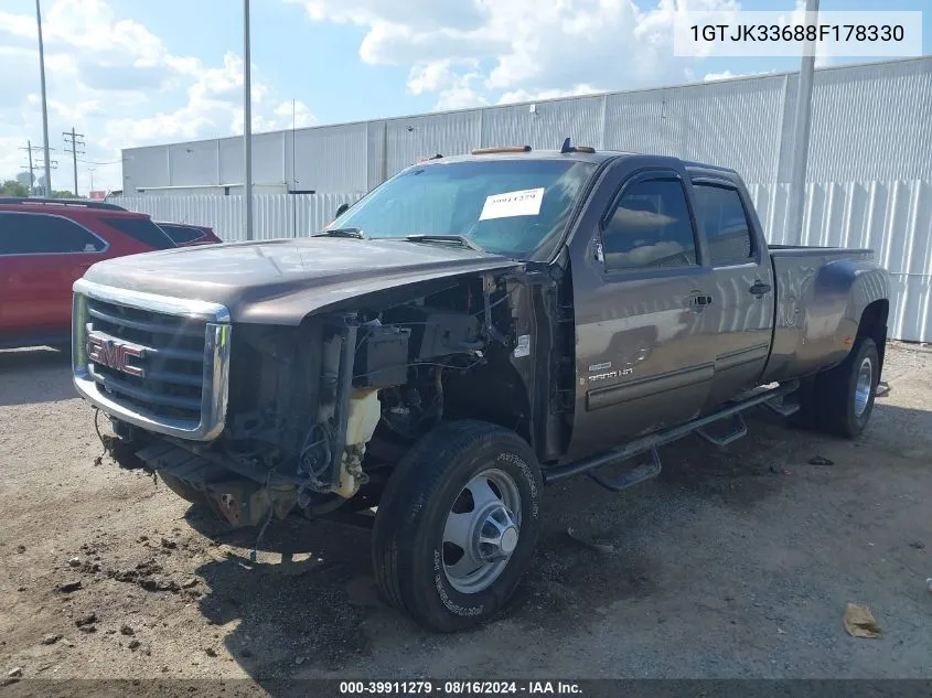 2008 GMC Sierra 3500Hd Sle2 VIN: 1GTJK33688F178330 Lot: 39911279