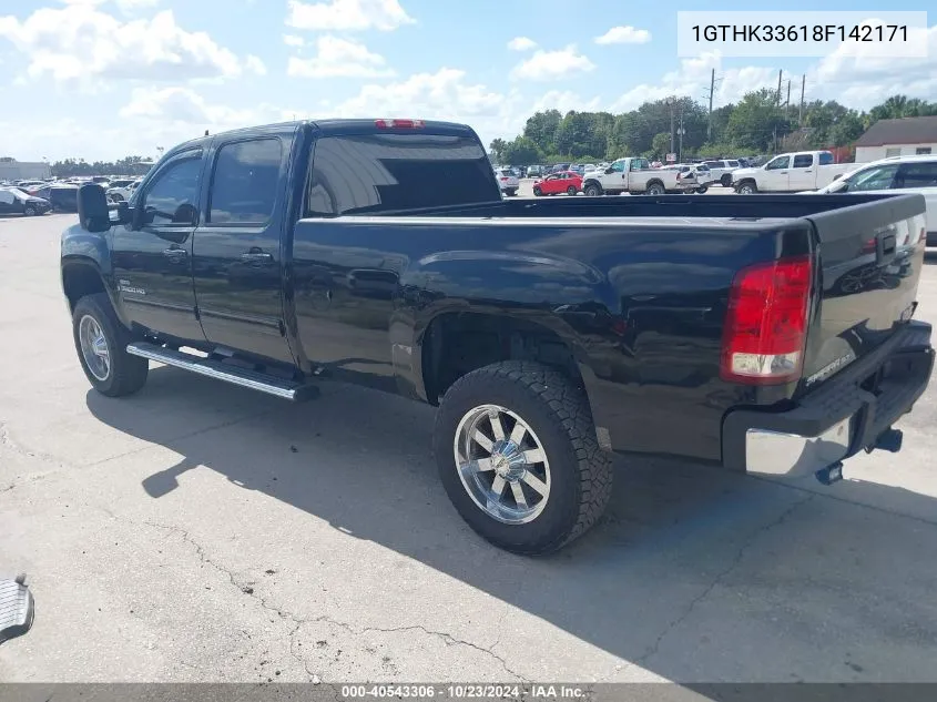 2008 GMC Sierra 3500Hd Slt VIN: 1GTHK33618F142171 Lot: 40543306