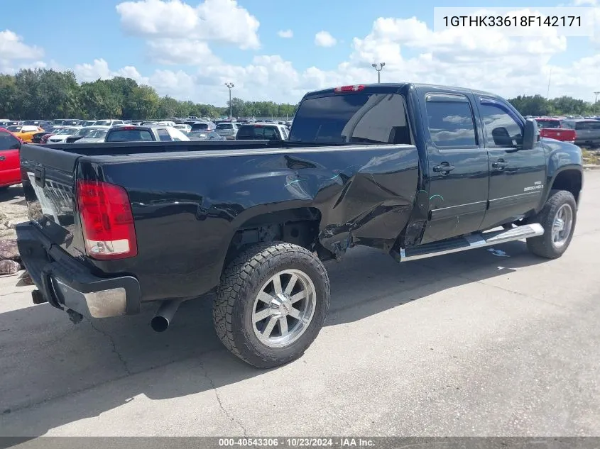 1GTHK33618F142171 2008 GMC Sierra 3500Hd Slt