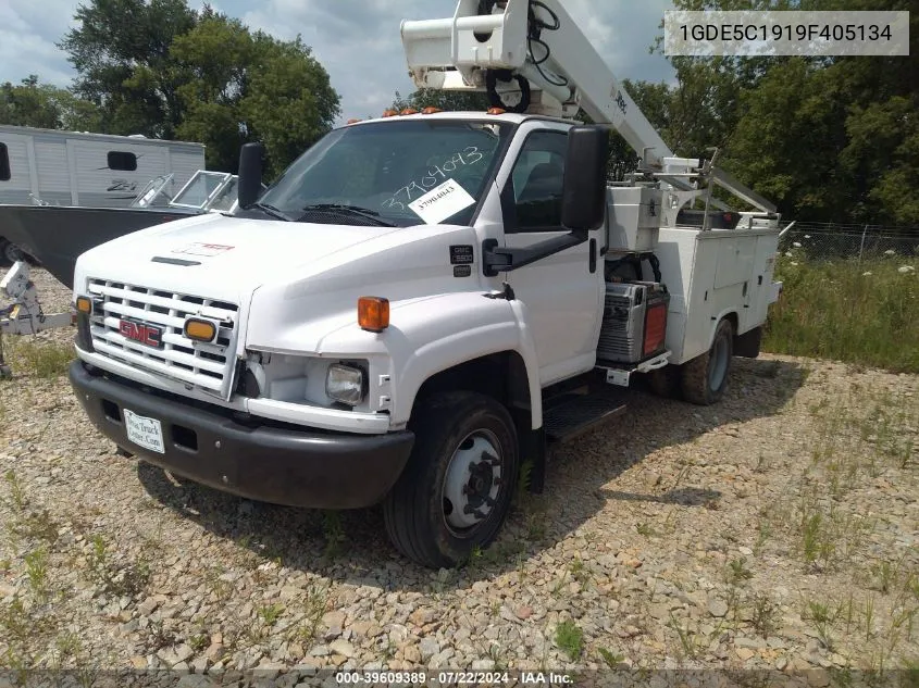 2009 GMC C5500 VIN: 1GDE5C1919F405134 Lot: 39609389