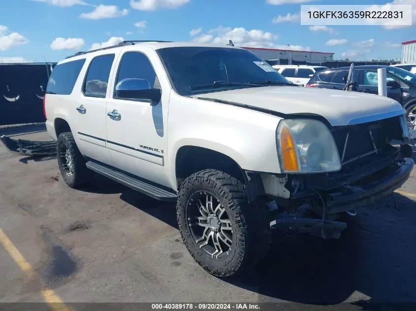 2009 GMC Yukon Xl 1500 Slt2 VIN: 1GKFK36359R222831 Lot: 40389178