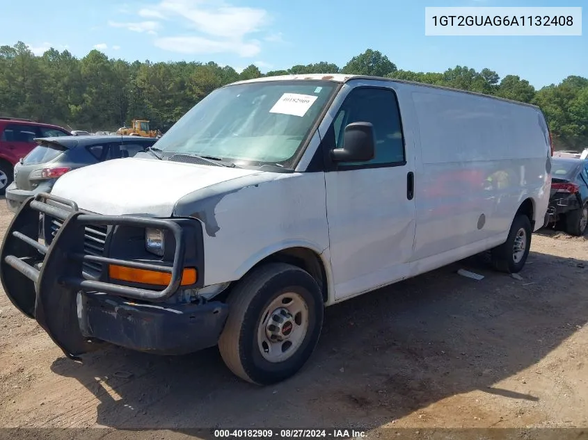 1GT2GUAG6A1132408 2010 GMC Savana 3500 Work Van