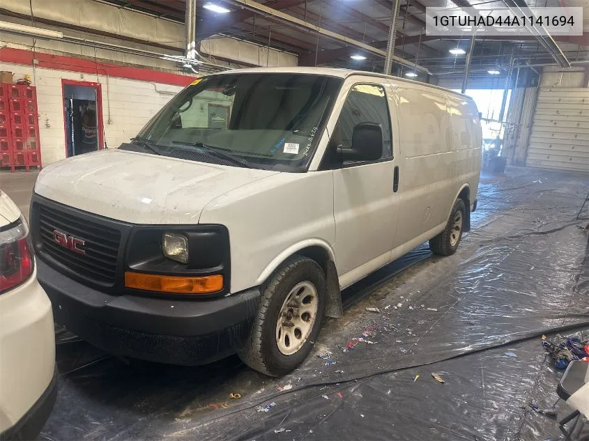 2010 GMC Savana 1500 Work Van VIN: 1GTUHAD44A1141694 Lot: 40874482