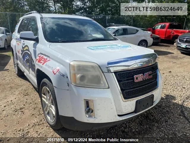 2011 GMC Terrain Sle V6 VIN: 2CTFLTE59B6324649 Lot: 20175850