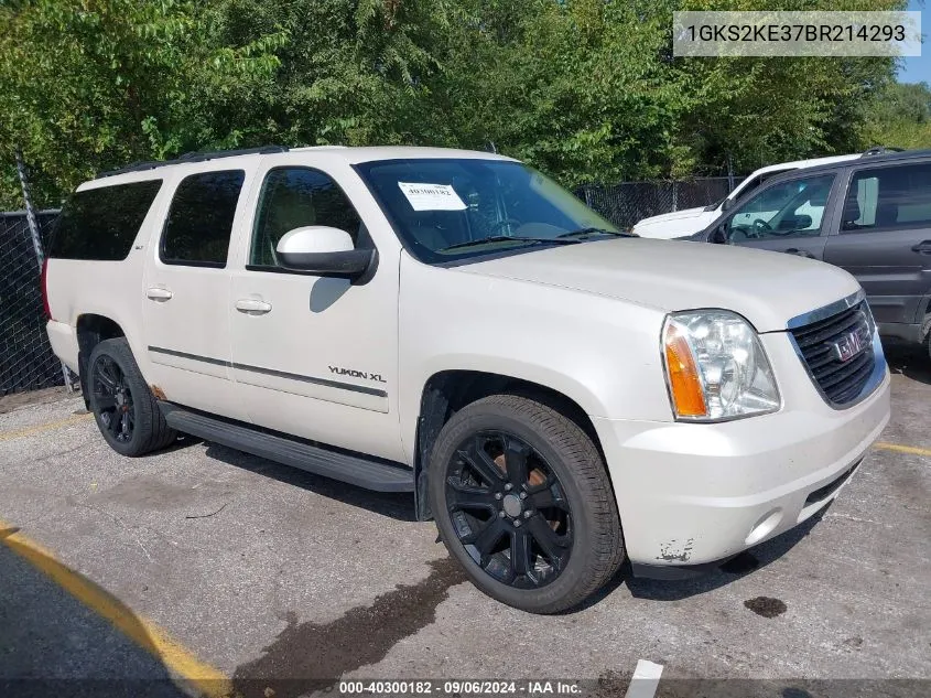 2011 GMC Yukon Xl 1500 Slt VIN: 1GKS2KE37BR214293 Lot: 40300182