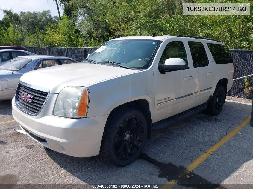 2011 GMC Yukon Xl 1500 Slt VIN: 1GKS2KE37BR214293 Lot: 40300182