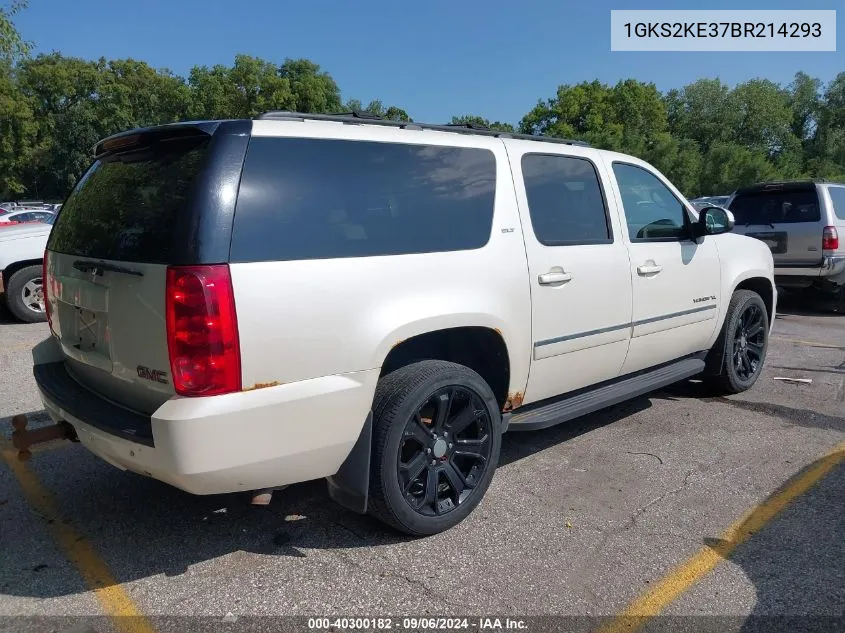 2011 GMC Yukon Xl 1500 Slt VIN: 1GKS2KE37BR214293 Lot: 40300182