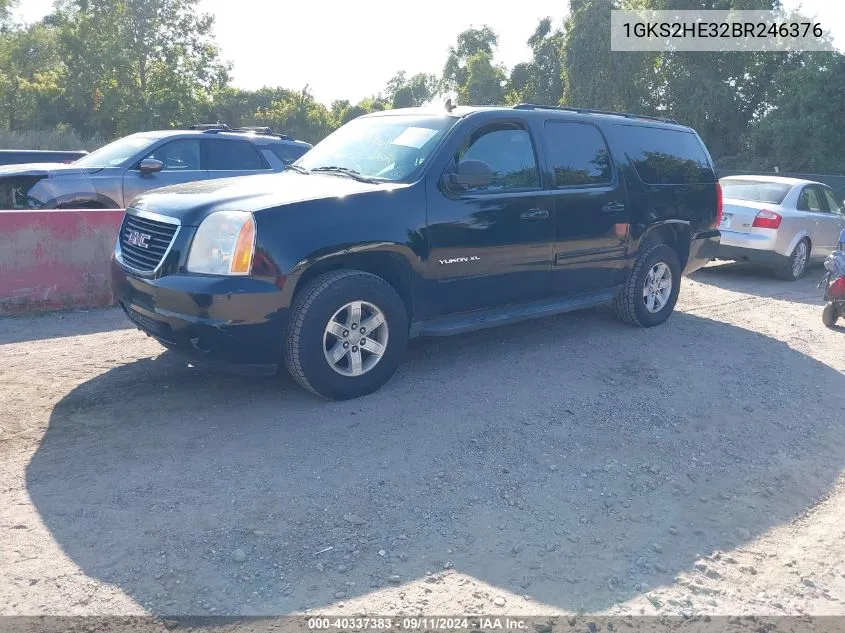 2011 GMC Yukon Xl 1500 Sle VIN: 1GKS2HE32BR246376 Lot: 40337383