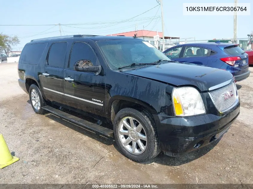 2012 GMC Yukon Xl 1500 Denali VIN: 1GKS1MEF6CR306764 Lot: 40305522