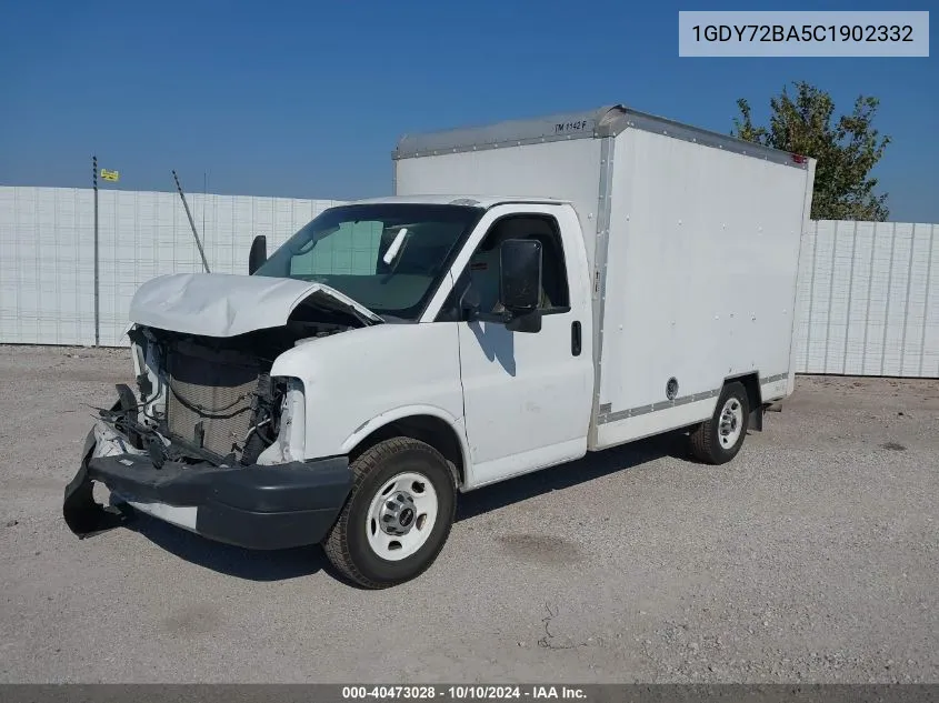 2012 GMC Savana Cutaway Work Van VIN: 1GDY72BA5C1902332 Lot: 40473028