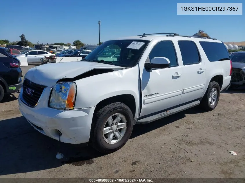 2012 GMC Yukon Xl 1500 Sle VIN: 1GKS1HE00CR297367 Lot: 40508602