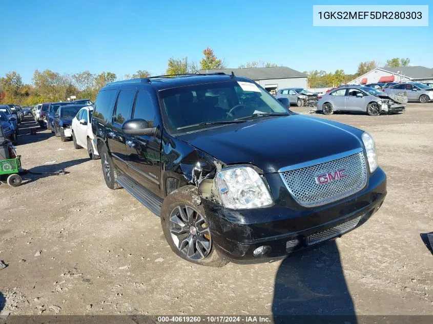 2013 GMC Yukon Xl 1500 Denali VIN: 1GKS2MEF5DR280303 Lot: 40619260