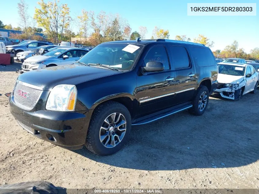 2013 GMC Yukon Xl 1500 Denali VIN: 1GKS2MEF5DR280303 Lot: 40619260