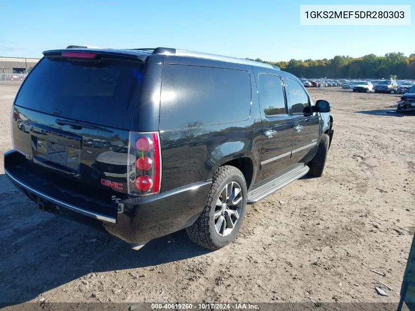 1GKS2MEF5DR280303 2013 GMC Yukon Xl 1500 Denali