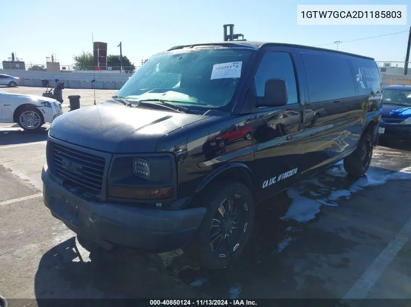 2013 GMC Savana 2500 Work Van VIN: 1GTW7GCA2D1185803 Lot: 40850124