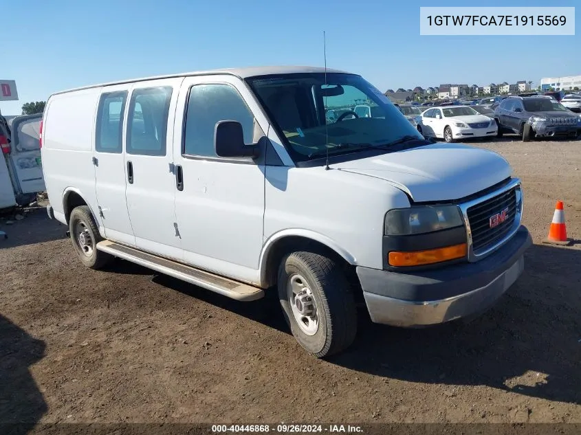 2014 GMC Savana 2500 Work Van VIN: 1GTW7FCA7E1915569 Lot: 40446868