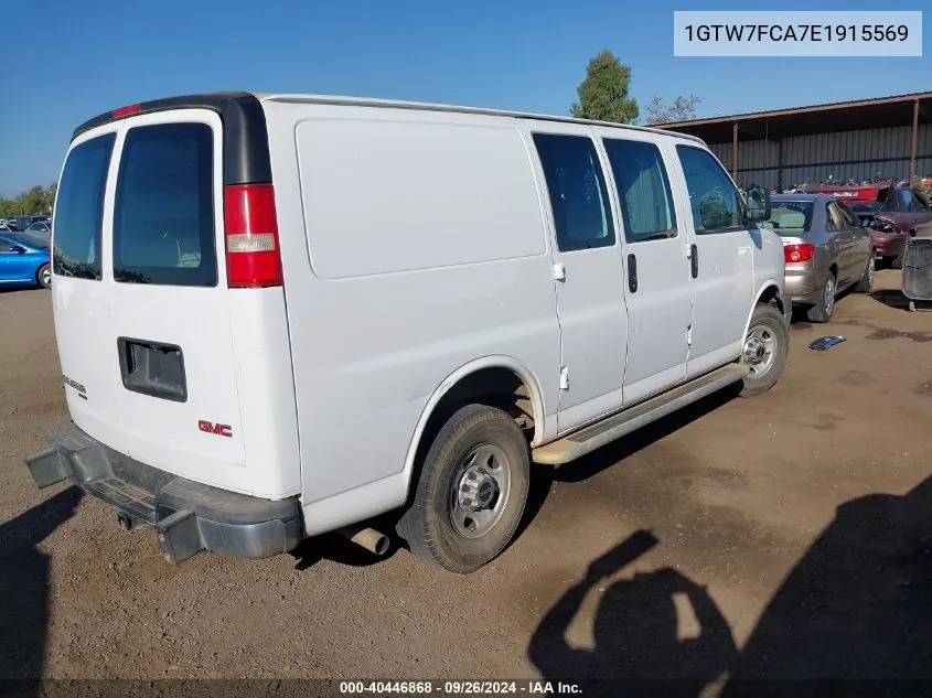 2014 GMC Savana 2500 Work Van VIN: 1GTW7FCA7E1915569 Lot: 40446868