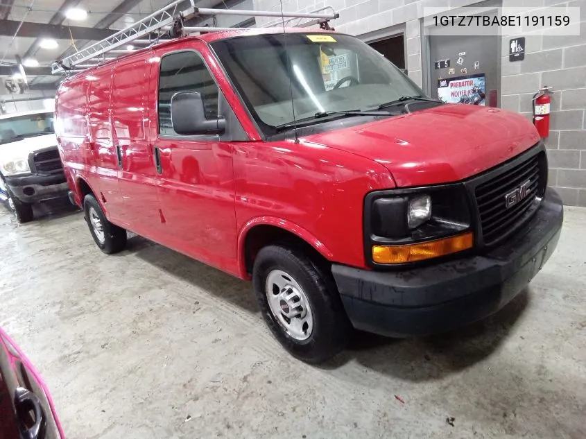 2014 GMC Savana 3500 Work Van VIN: 1GTZ7TBA8E1191159 Lot: 40652200