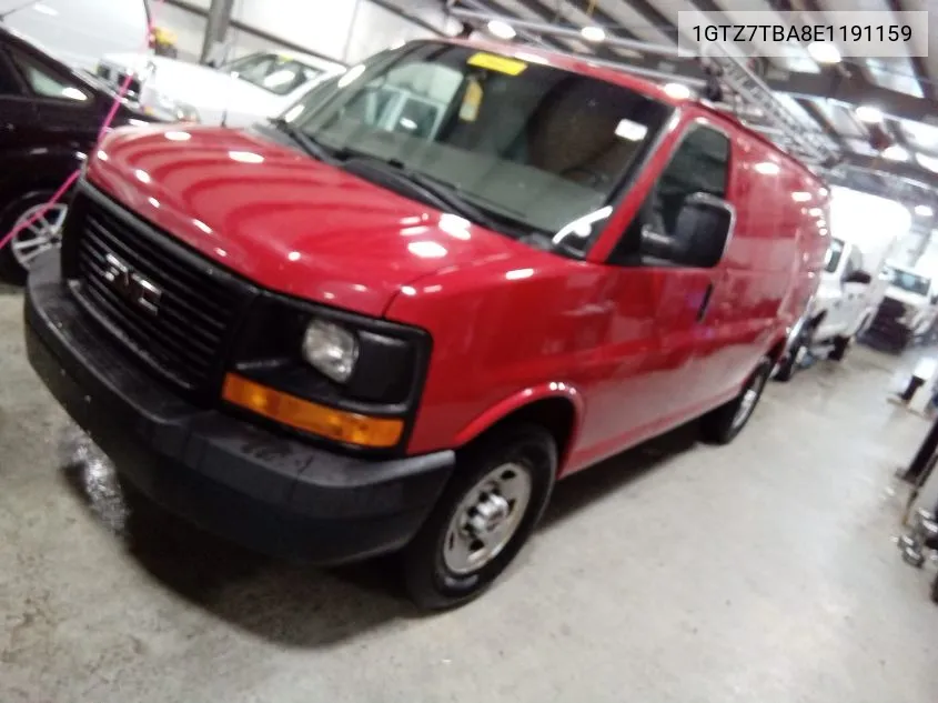 1GTZ7TBA8E1191159 2014 GMC Savana 3500 Work Van