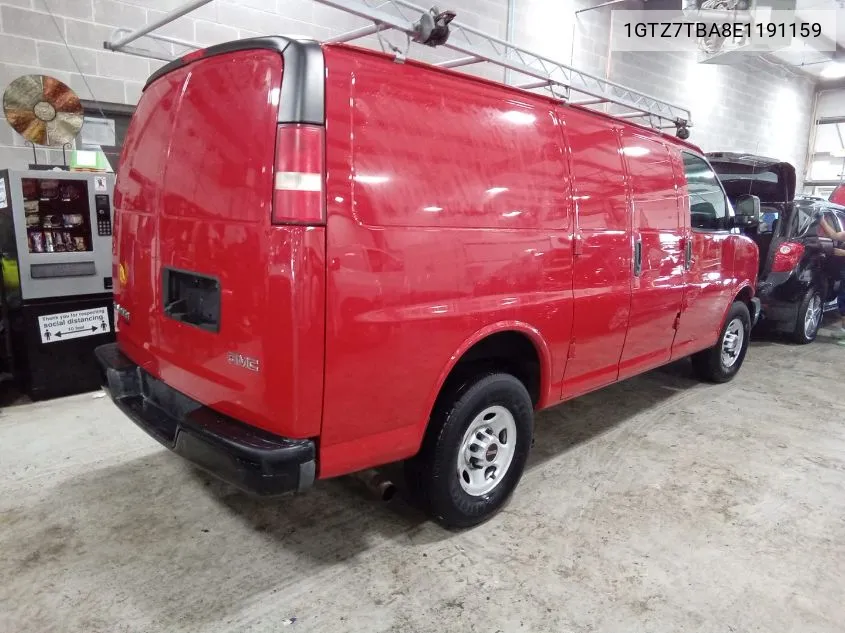 1GTZ7TBA8E1191159 2014 GMC Savana 3500 Work Van