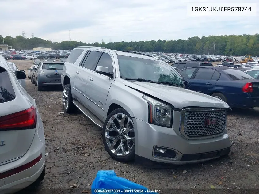 1GKS1JKJ6FR578744 2015 GMC Yukon Xl 1500 Denali