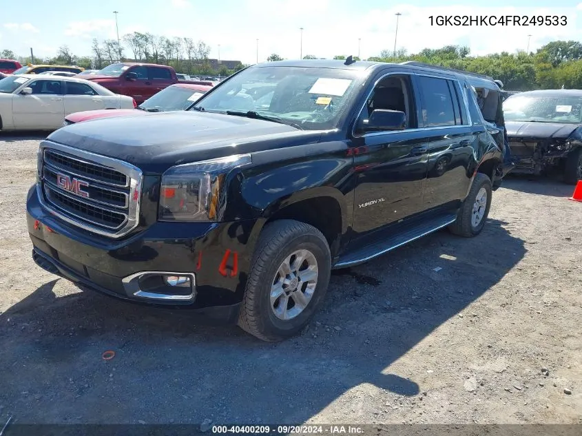 2015 GMC Yukon Xl 1500 Slt VIN: 1GKS2HKC4FR249533 Lot: 40400209