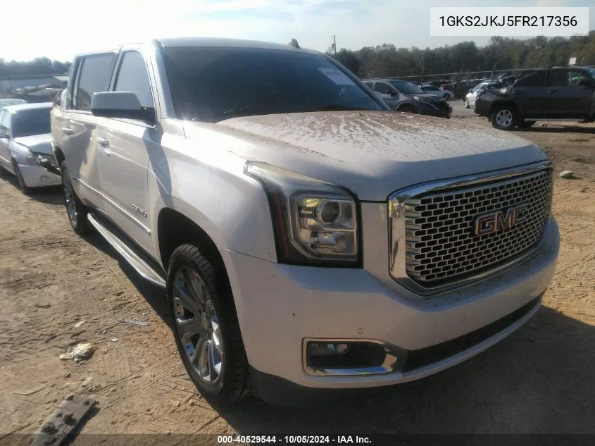 2015 GMC Yukon Xl 1500 Denali VIN: 1GKS2JKJ5FR217356 Lot: 40529544