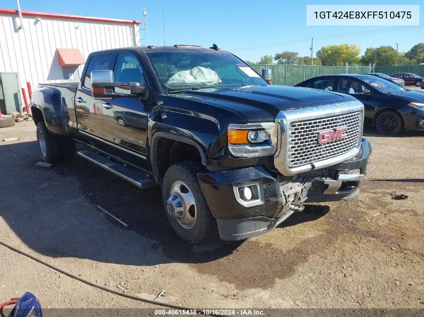 2015 GMC Sierra 3500Hd Denali VIN: 1GT424E8XFF510475 Lot: 40615438