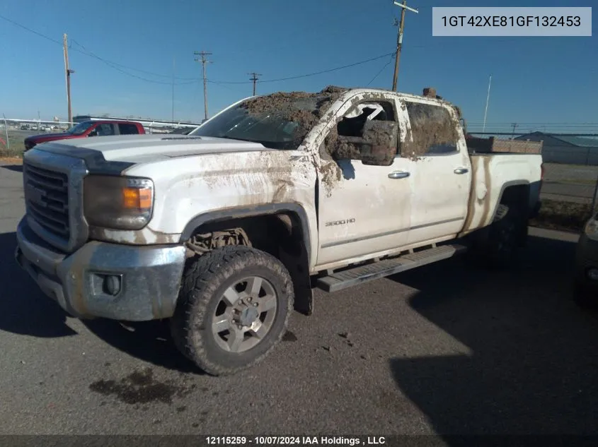 2016 GMC Sierra 3500Hd VIN: 1GT42XE81GF132453 Lot: 12115259