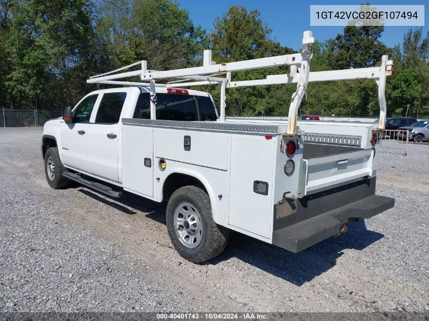 1GT42VCG2GF107494 2016 GMC Sierra 3500Hd