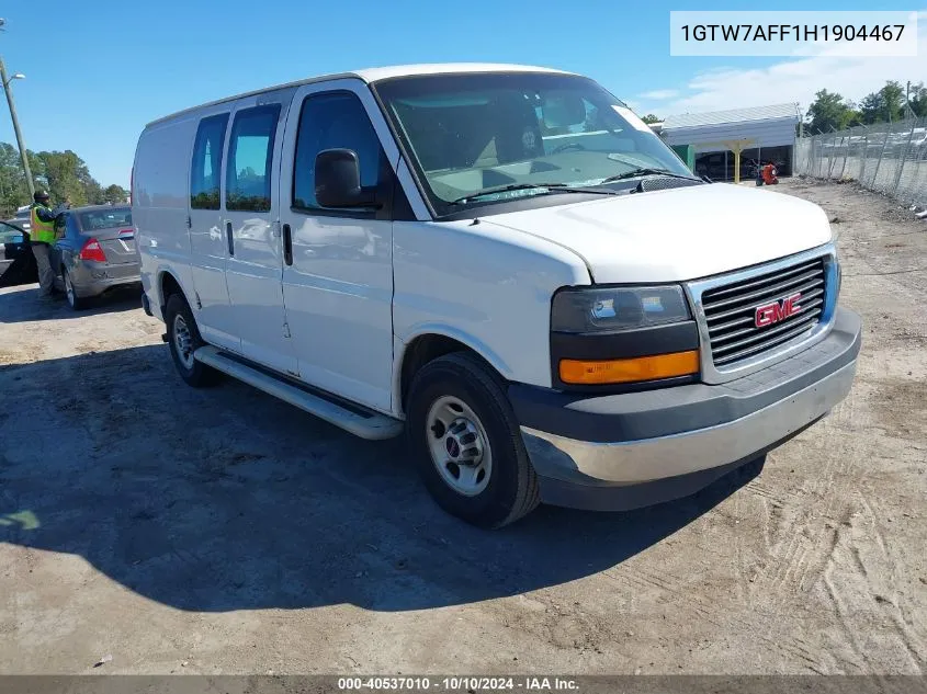 2017 GMC Savana 2500 Work Van VIN: 1GTW7AFF1H1904467 Lot: 40537010