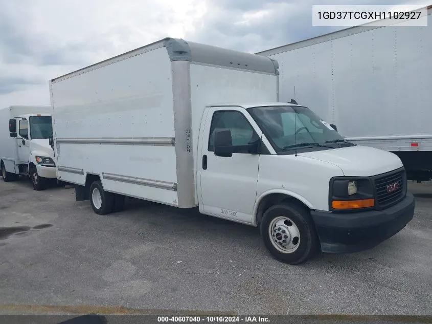 1GD37TCGXH1102927 2017 GMC Savana Cutaway Work Van