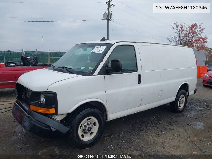 2017 GMC Savana 2500 Work Van VIN: 1GTW7AFF8H1130346 Lot: 40884442