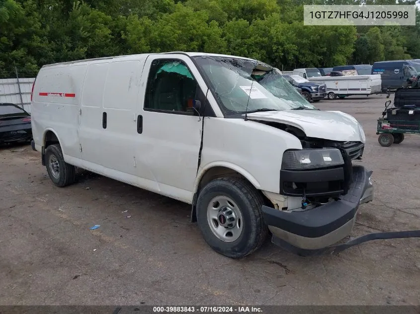 1GTZ7HFG4J1205998 2018 GMC Savana 3500 Work Van