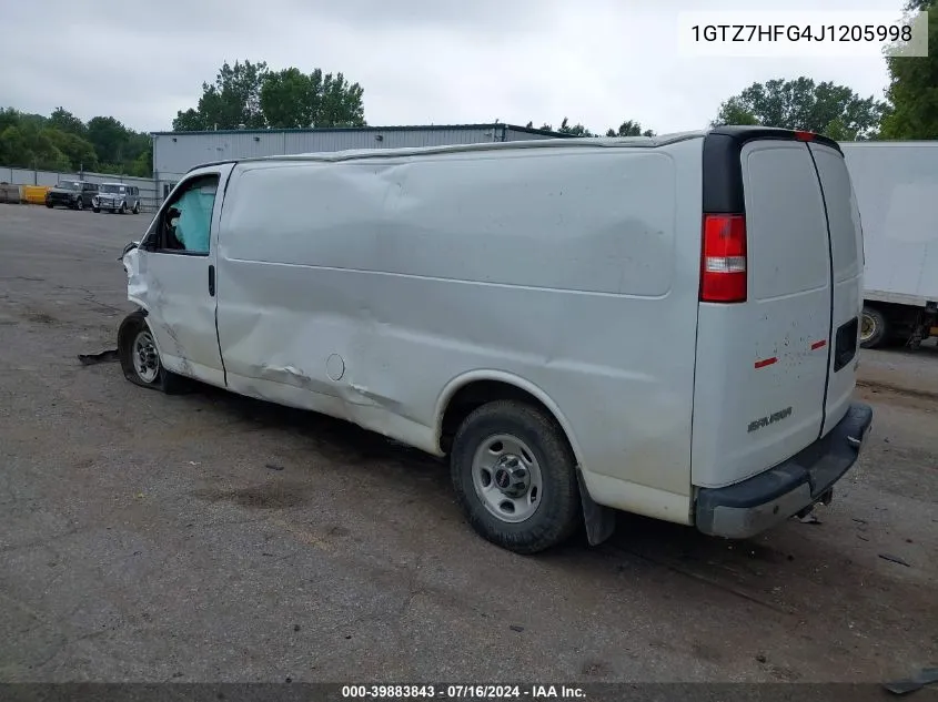 1GTZ7HFG4J1205998 2018 GMC Savana 3500 Work Van