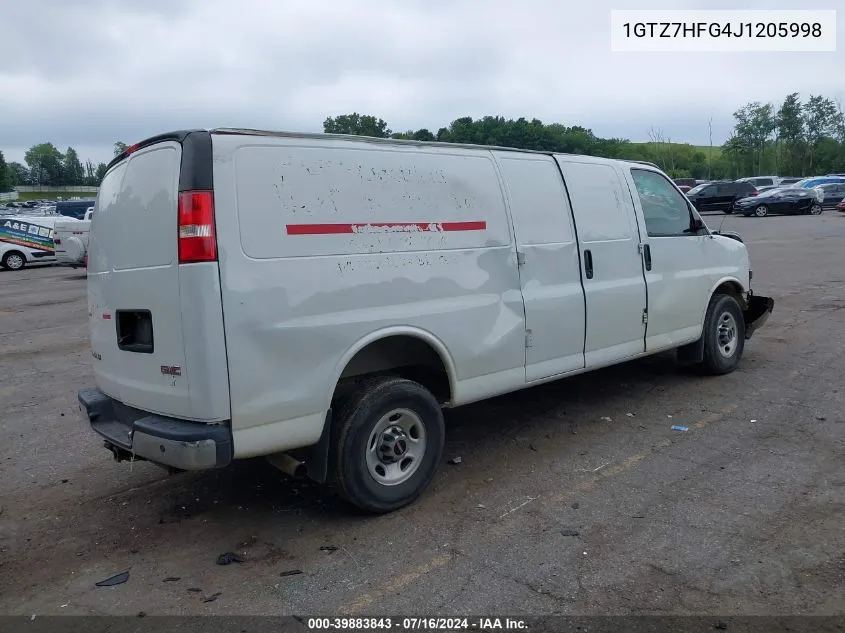 1GTZ7HFG4J1205998 2018 GMC Savana 3500 Work Van