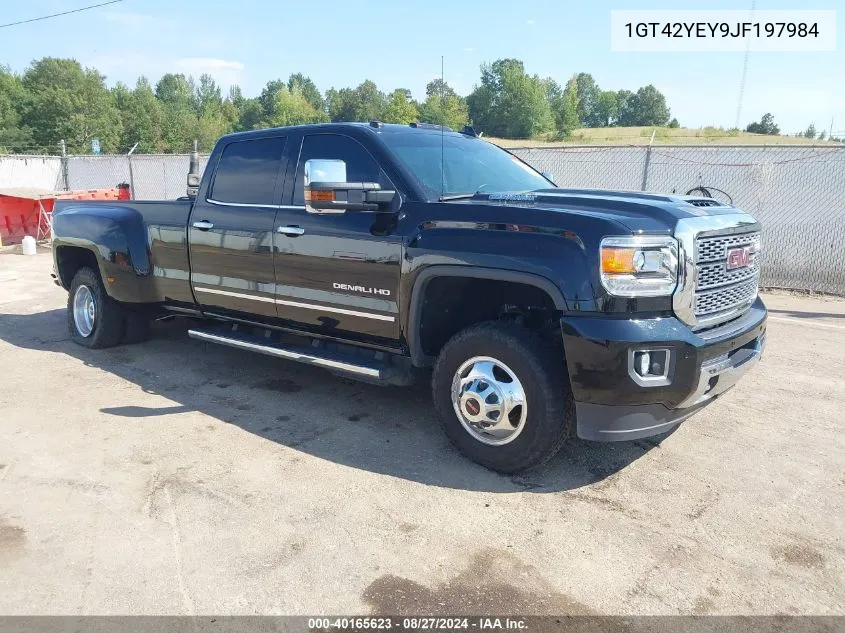 2018 GMC Sierra 3500Hd Denali VIN: 1GT42YEY9JF197984 Lot: 40165623