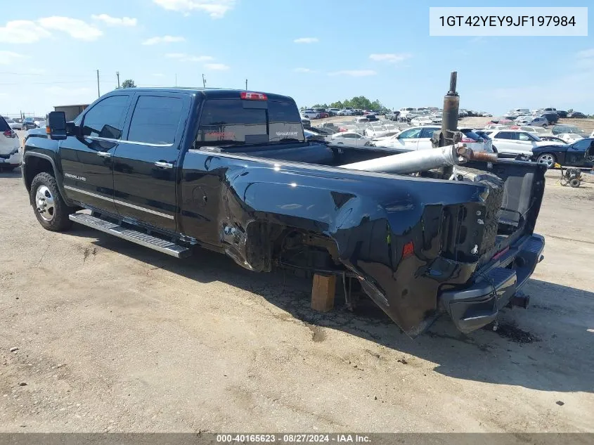 2018 GMC Sierra 3500Hd Denali VIN: 1GT42YEY9JF197984 Lot: 40165623