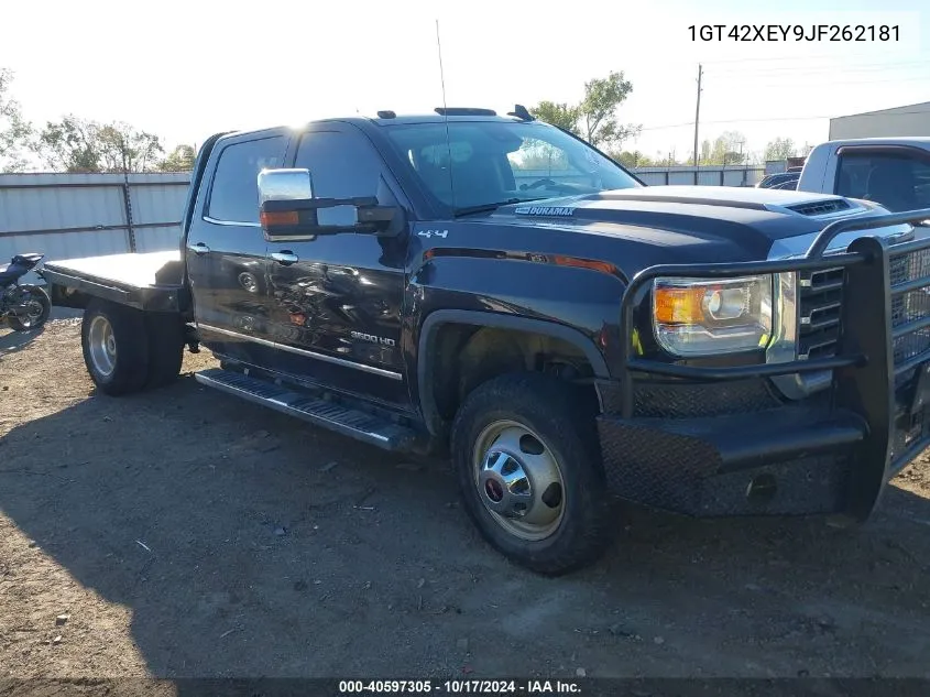 2018 GMC Sierra 3500Hd Slt VIN: 1GT42XEY9JF262181 Lot: 40597305