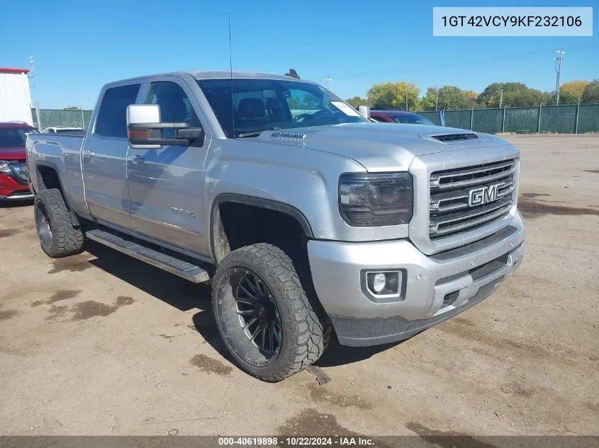 2019 GMC Sierra 3500Hd Slt VIN: 1GT42VCY9KF232106 Lot: 40619898