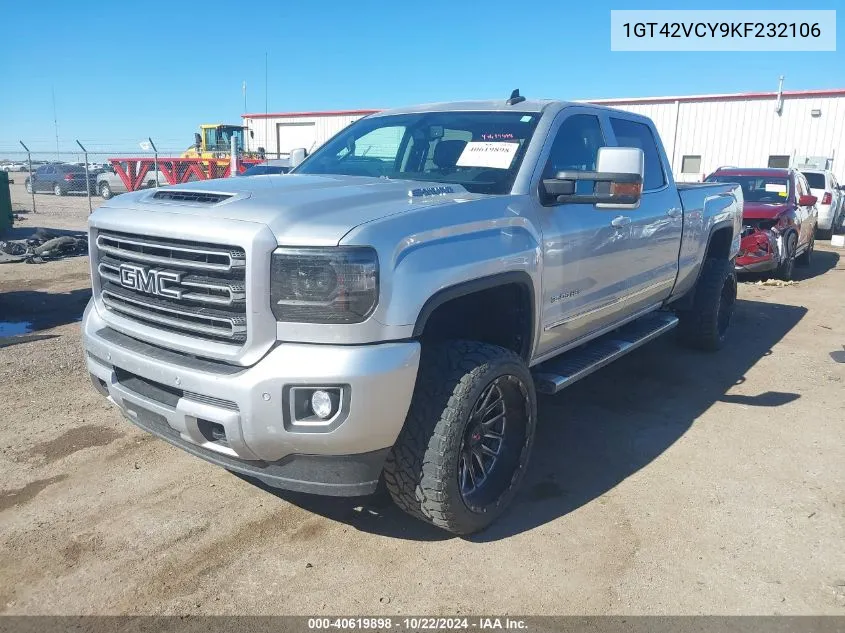 2019 GMC Sierra 3500Hd Slt VIN: 1GT42VCY9KF232106 Lot: 40619898