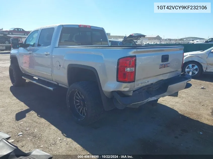 2019 GMC Sierra 3500Hd Slt VIN: 1GT42VCY9KF232106 Lot: 40619898