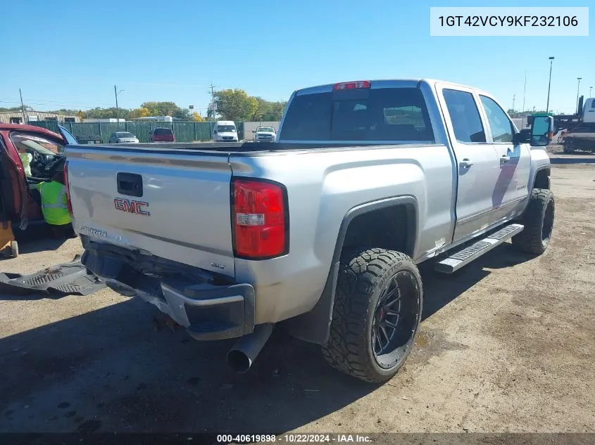 2019 GMC Sierra 3500Hd Slt VIN: 1GT42VCY9KF232106 Lot: 40619898