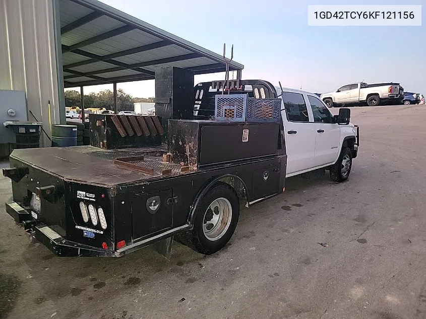 2019 GMC Sierra 3500Hd Chassis VIN: 1GD42TCY6KF121156 Lot: 40697107