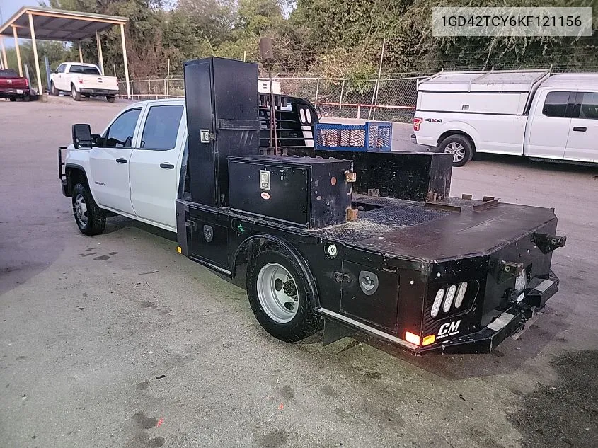 1GD42TCY6KF121156 2019 GMC Sierra 3500Hd Chassis