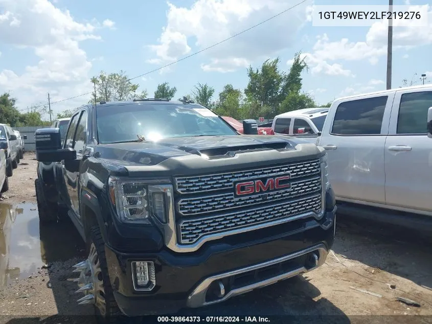 2020 GMC Sierra 3500Hd 4Wd Long Bed Denali VIN: 1GT49WEY2LF219276 Lot: 39864373